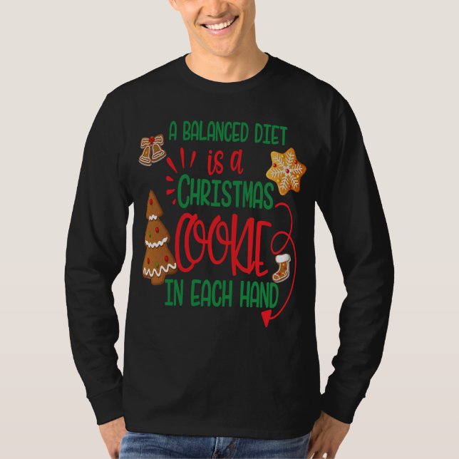 Camiseta Biscoitos do Natal de Fetinista (Frente)