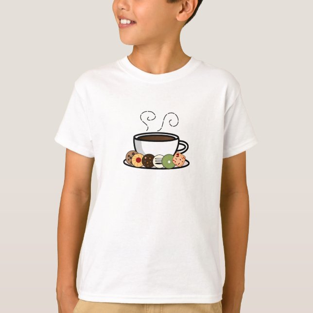 Camiseta Biscoitos e café (Frente)