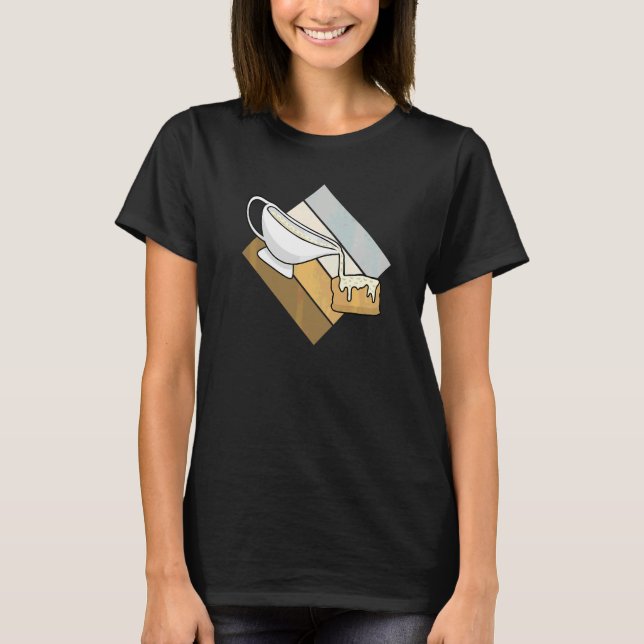 Camiseta Biscoitos e Molho para Café da Manhã (Frente)