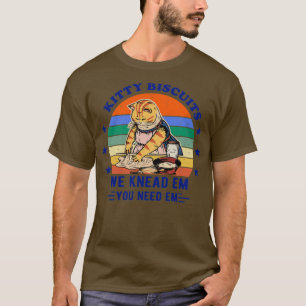 Camiseta Biscoitos gatinhos Sabemos Que Precisa De Um Prese