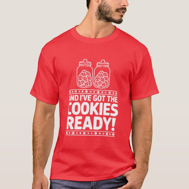 Camiseta Biscoitos Safadinhos de Natal Prontos (Frente)