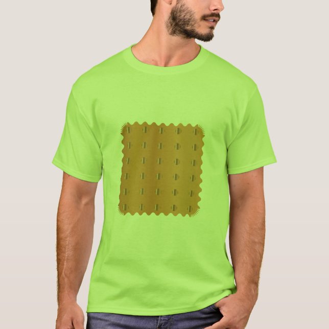 Camiseta Biscuit Cookie Pattern Cute Food Lover T-Shirt (Frente)