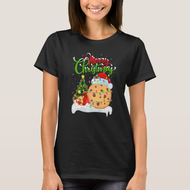 Camiseta Biscuit  Xmas Decorations Santa Biscuit Christmas (Frente)