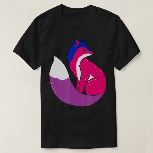 Camiseta Biseual do Orgulho Biseual (Frente do Design)
