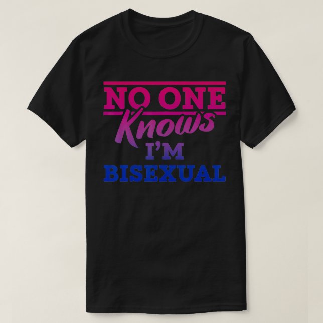 Camiseta Biseual Flag Biseuality Pride Bi Gift LGBTQ Funny  (Frente do Design)