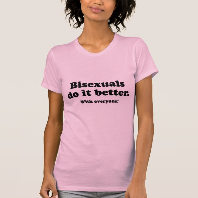 CAMISETA BISEXUAIS FAZEM MELHOR (COM TODOS) (Frente)