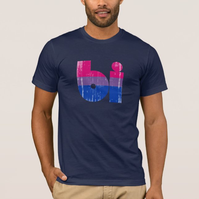 Camiseta BISEXUAL 2 distressed.png (Frente)