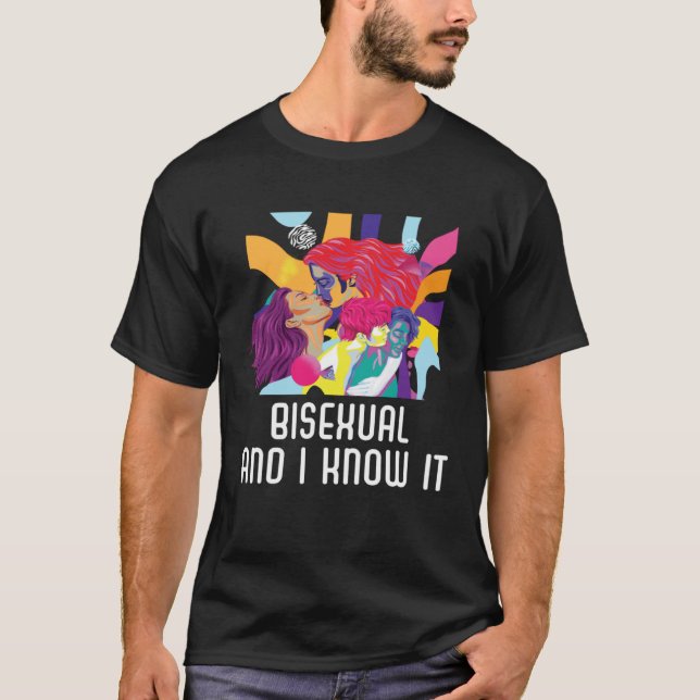 Camiseta Bisexual And I Know It Rainbow Pride Bisexuality L (Frente)