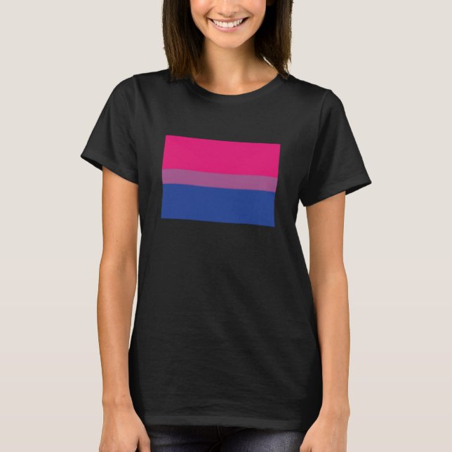 Camiseta Bisexual Pride Flag Proud Bisexuality Bi Love LGBT (Frente)
