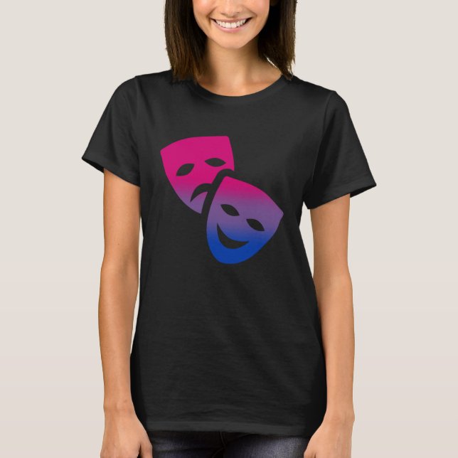 Camiseta Bisexual Subtle Bi Pride LGBTQ Theatre Theater and (Frente)