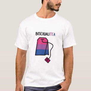 Camiseta BisexualiTEA Bandeira do Orgulho Bi Tea Bissexual