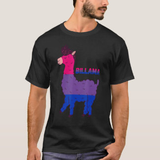 Camiseta Bisexuality Llama Bisexual Flag Bi LGBTQ Bisexual