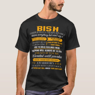 Camiseta BISH completamente inexplicável