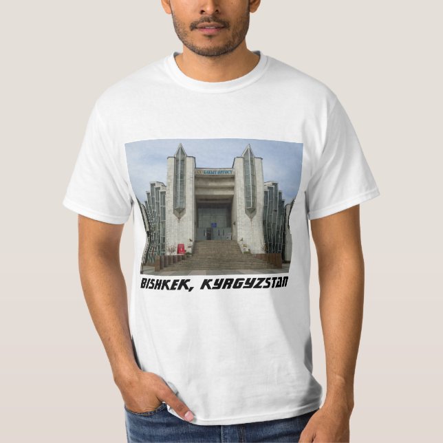 Camiseta Bishkek Wedding Palace - Arquitetura soviética (Frente)