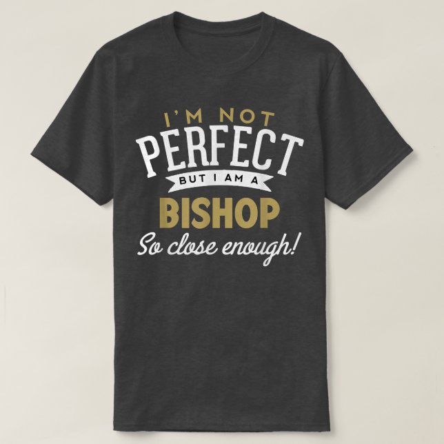Camiseta Bishop  Bishop Name  (Frente do Design)
