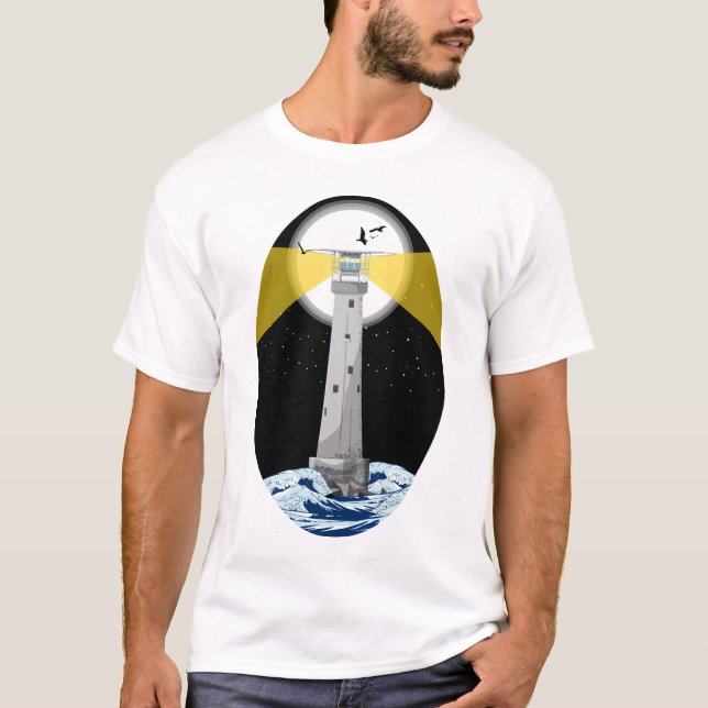 Camiseta Bishop Rock Lighthouse (Frente)