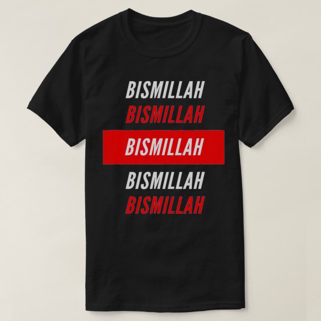 Camiseta Bismillah  (Frente do Design)