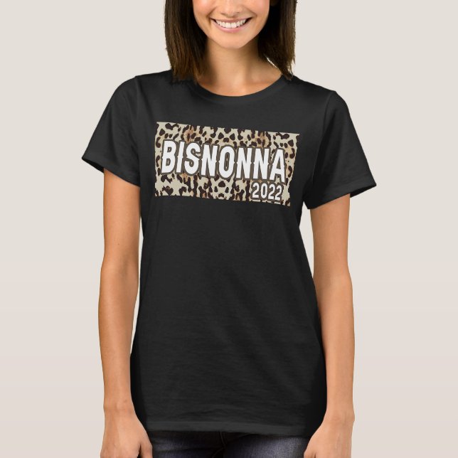 Camiseta Bisnonna 2022 Announcement Italian Great Grandma L (Frente)