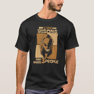 Camiseta Bison Bisons Buffalo Bull 1