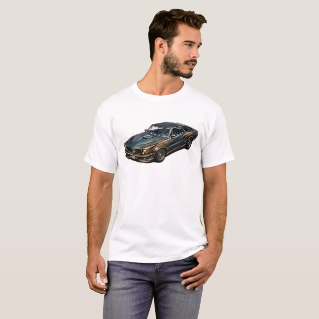 Camiseta Bison Grey Muscle Coupe — BV-GBG (Frente Completa)