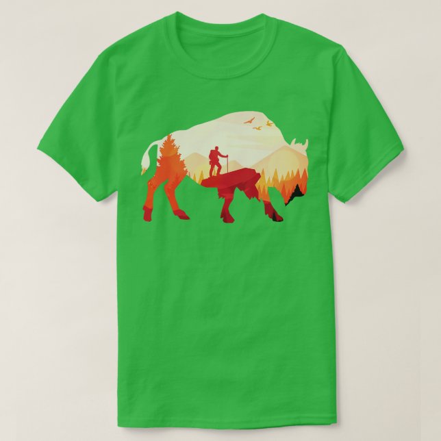 Camiseta Bison Outdoor (Frente do Design)