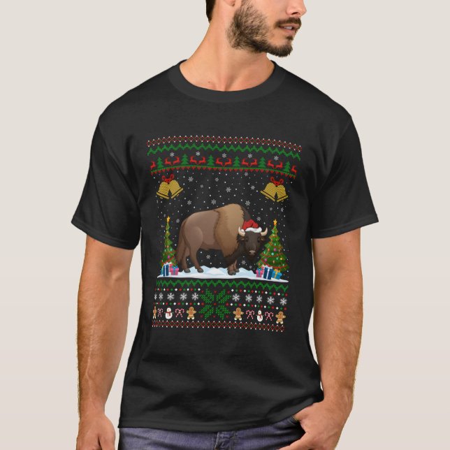 Camiseta Bison Papais noeis Ugly Bison (Frente)