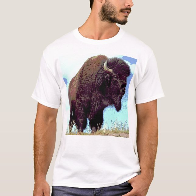 Camiseta Bison Pop Art (Frente)