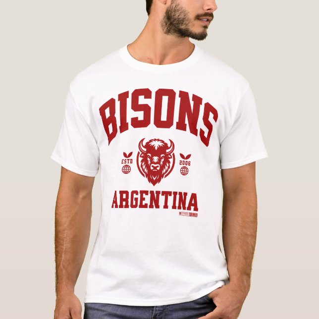 Camiseta Bisons Argentina – Urban Wild Power (Frente)
