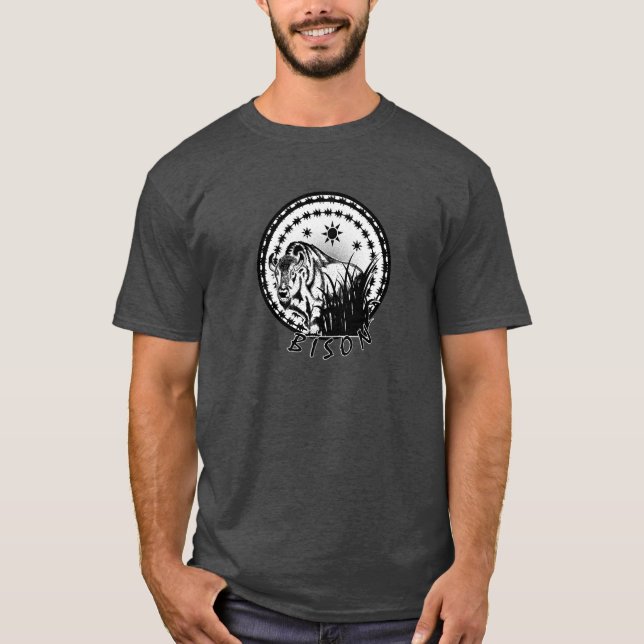 Camiseta Bisonte - búfalo americano (Frente)