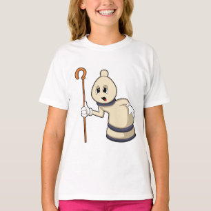 Camiseta Bispo de xadrez em xadrez