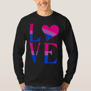 Camiseta Bissexual Bi Pride Flag Amor Homens Meninos