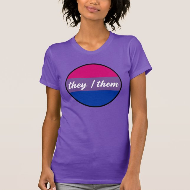 Camiseta Bissexual Eles/Deles (Frente)