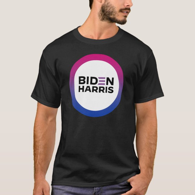 Camiseta Bissexual Orgulho Biden Harris (Frente)