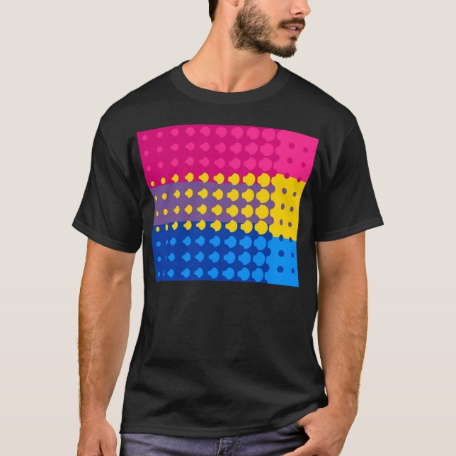 Camiseta Bissexual/Pansexual (design 1) (Frente)