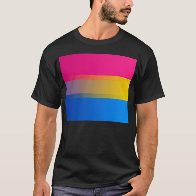 Camiseta Bissexual/Pansexual (design 2) (Frente)