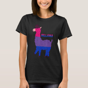 Camiseta Bissexualidade Lhama Bandeira Bissexual Bi LGBTQ B