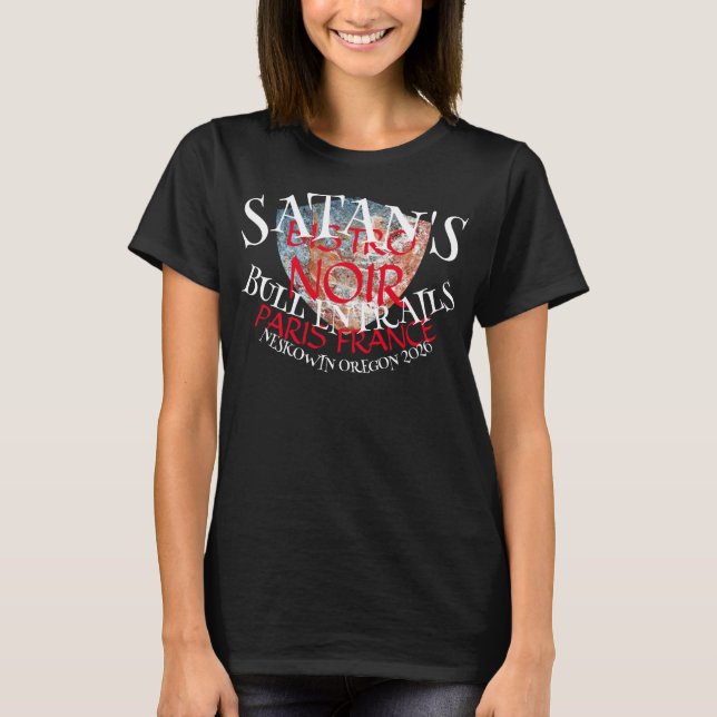 CAMISETA BISTRÔ DE ENTRAHAS DE TOURO DO SATANÁS PARIS FRANÇ (Frente)