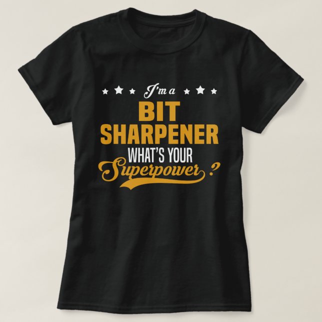 Camiseta Bit Sharpener (Frente do Design)
