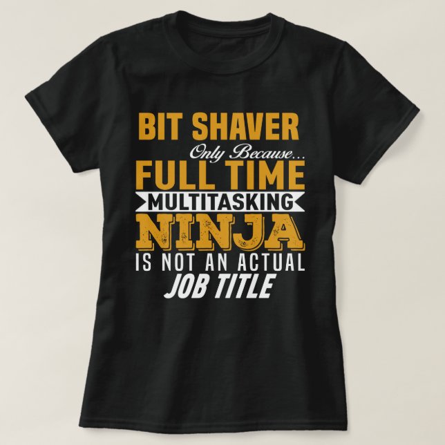 Camiseta Bit Shaver (Frente do Design)