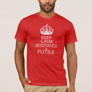 Camiseta Bitcoin - a resistência é inútil