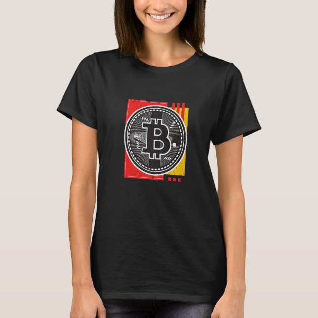 Camiseta Bitcoin Abstract Crypto Cash (Frente)