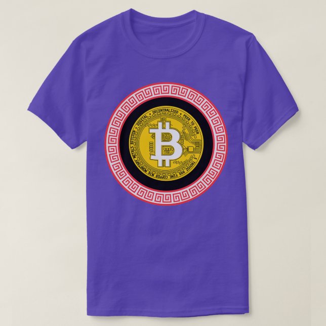 Camiseta BITCOIN Btc Preto (Frente do Design)