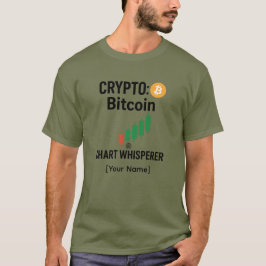 Camiseta Bitcoin Chart Whisperer Custom Tee
