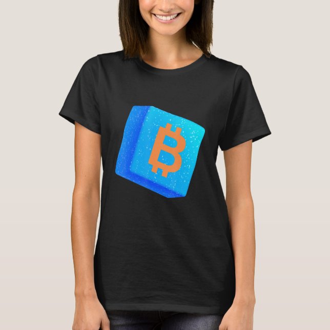 Camiseta Bitcoin criptomoeda Troca de criptomoedas Blockcha (Frente)