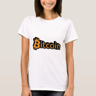 Camiseta Bitcoin dólar escritura