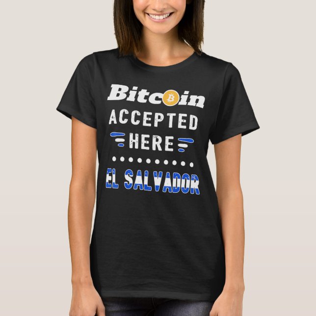 Camiseta Bitcoin El Salvador Criptomoeda Cripto Btc Lega (Frente)