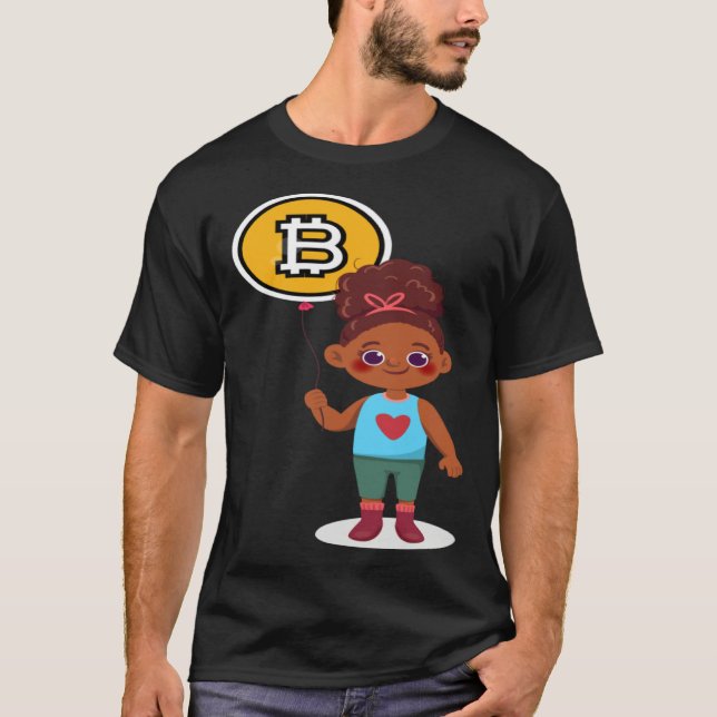 Camiseta Bitcoin Girl Choice Of Investment Bitcoin Cryptocu (Frente)