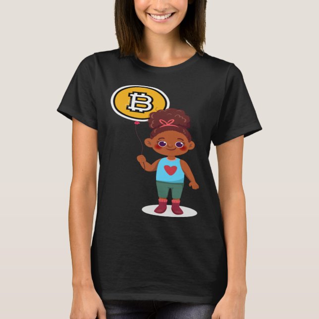 Camiseta Bitcoin Girl Choice Of Investment Bitcoin Cryptocu (Frente)
