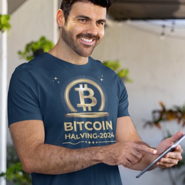 Camiseta BITCOIN HALVING 2024 Crypto Digital Currency (Criador carregado)