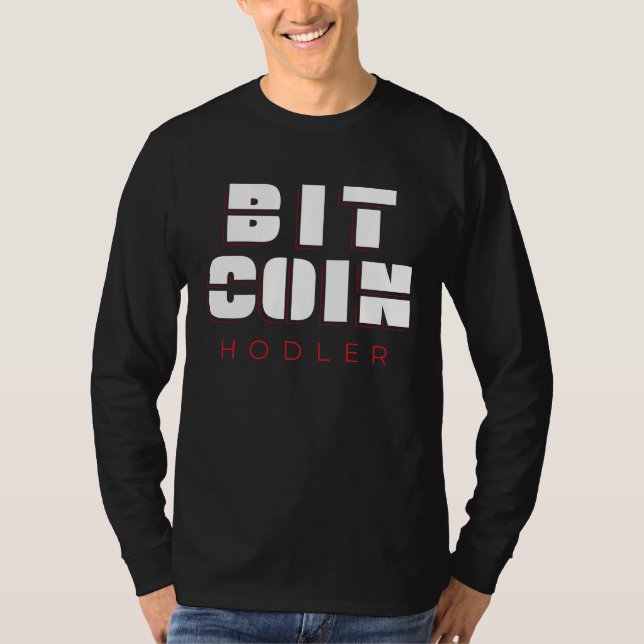 Camiseta Bitcoin Hodler Cryptocurrency Enthusiast Blockchai (Frente)